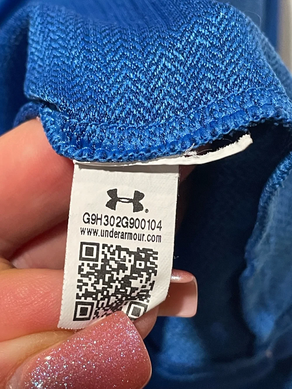 UA Long-sleeve Pullover AUA Tech 2.0 1/2 Zip Royal Blue Heathered XXL Loose Fit